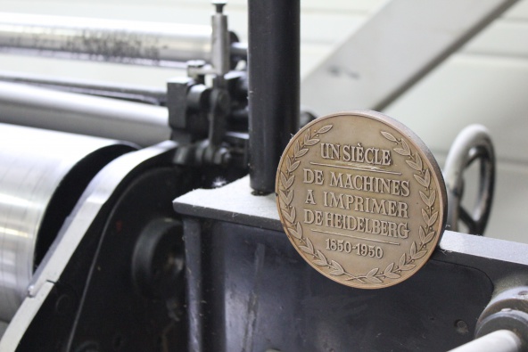 un siècle de machine a imprimer Heidelberg