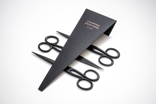 Calepino Black Scissors